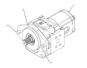 εκσκαφέας Caterpillar 236B, 236B3, 259B3, 289-6358, 2896358 για υδραυλική αντλία