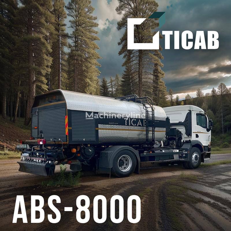 καινούριο εκτοξευτήρας πίσσας Ticab Bitumen Sprayer ABS-8000
