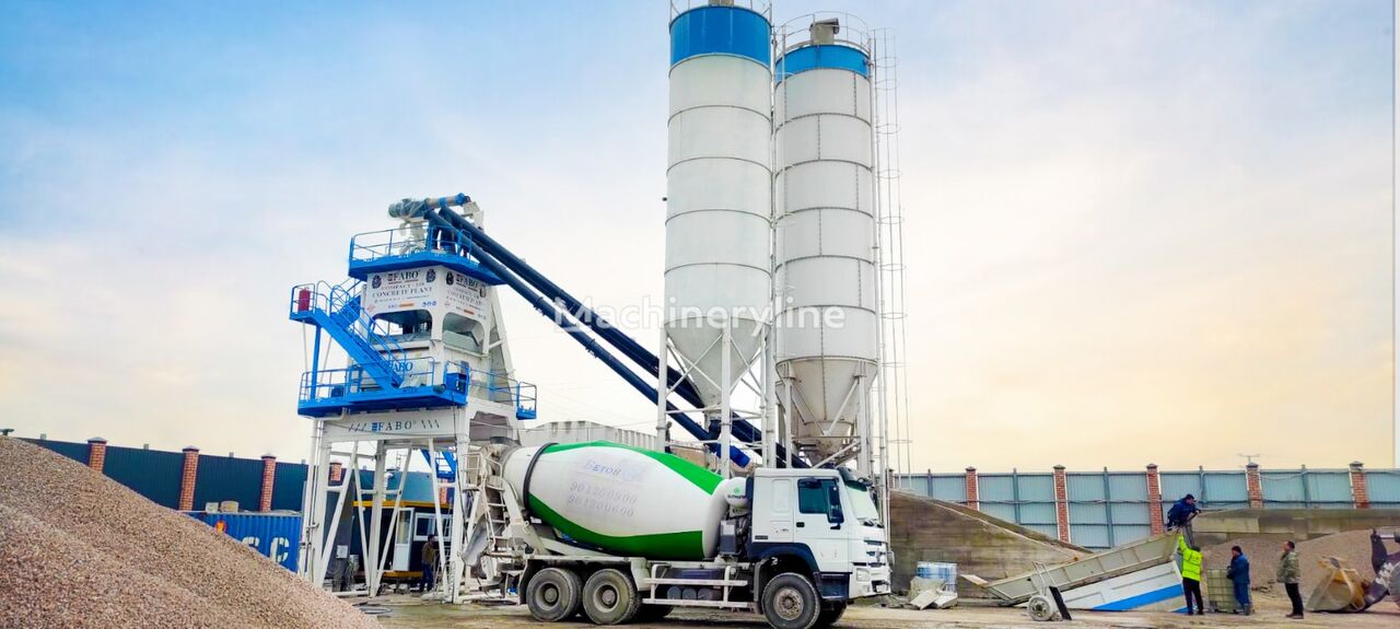 καινούριο εργοστάσιο σκυροδέματος FABO SKIP SYSTEM CONCRETE BATCHING PLANT | 120m3/h Capacity