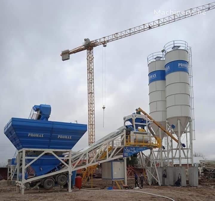 καινούριο εργοστάσιο σκυροδέματος Promax Mobile Concrete Batching Plant M120-TWN