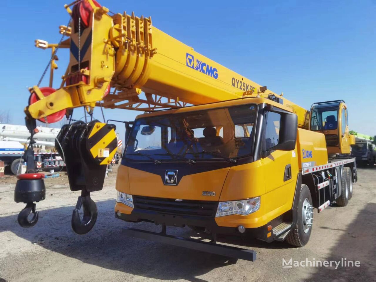 κινητός γερανός XCMG QY25K5F 25 ton used hydraulic mounted mobile truck crane on sale