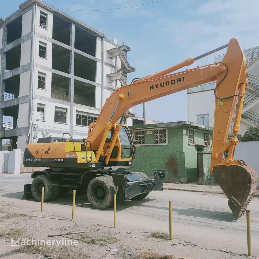 τροχοφόρος εκσκαφέας Hyundai 210W-9, 21ton wheel excavator