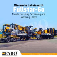 καινούρια κινητή εγκατάσταση θραύσης FABO FULLSTAR-60 Crushing, Washing & Screening Plant